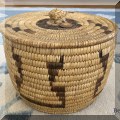 C21. American Indian basket with lid. 